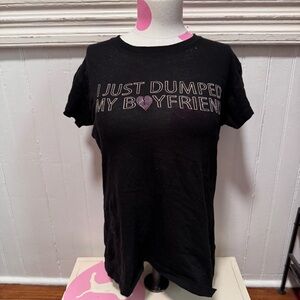 Y2K Vintage Graphic Tee Slogan